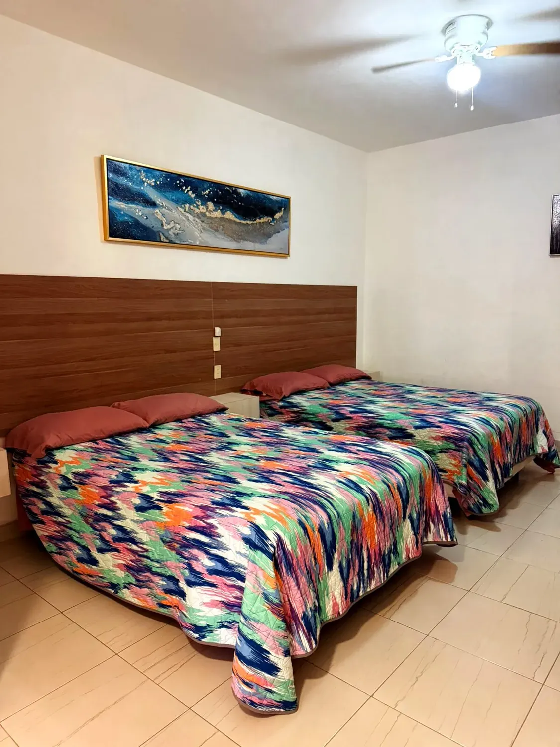 Habitación del Hotel Quinta Azul, García